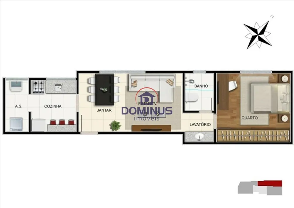 Apartamento, 2 quartos, 62 m² - Foto 2