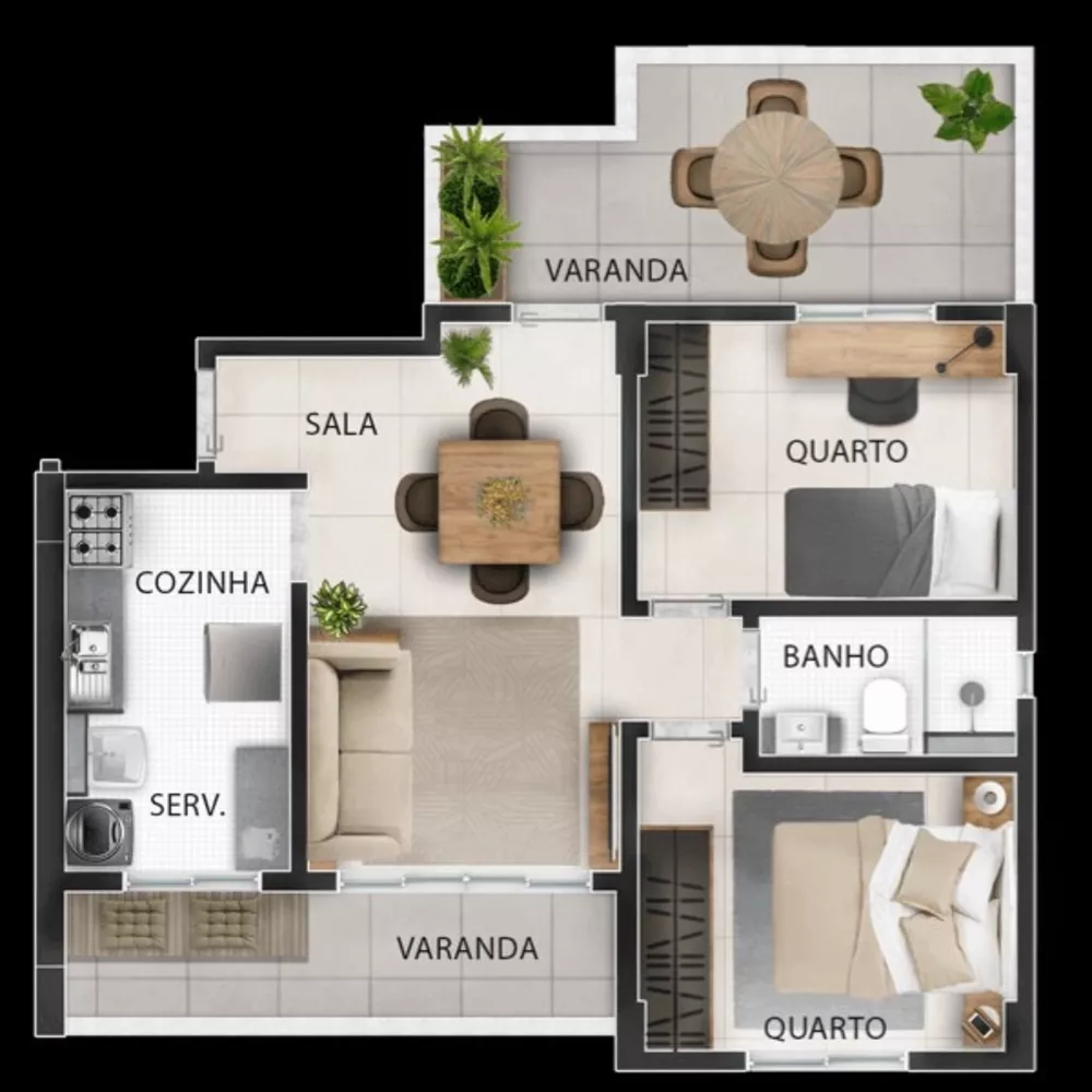 Apartamento à venda com 2 quartos, 78m² - Foto 4