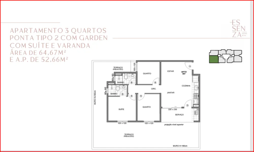 Apartamento, 3 quartos, 65 m² - Foto 10