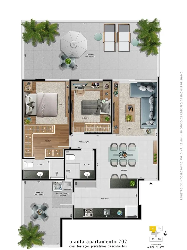Apartamento, 2 quartos, 132 m² - Foto 9