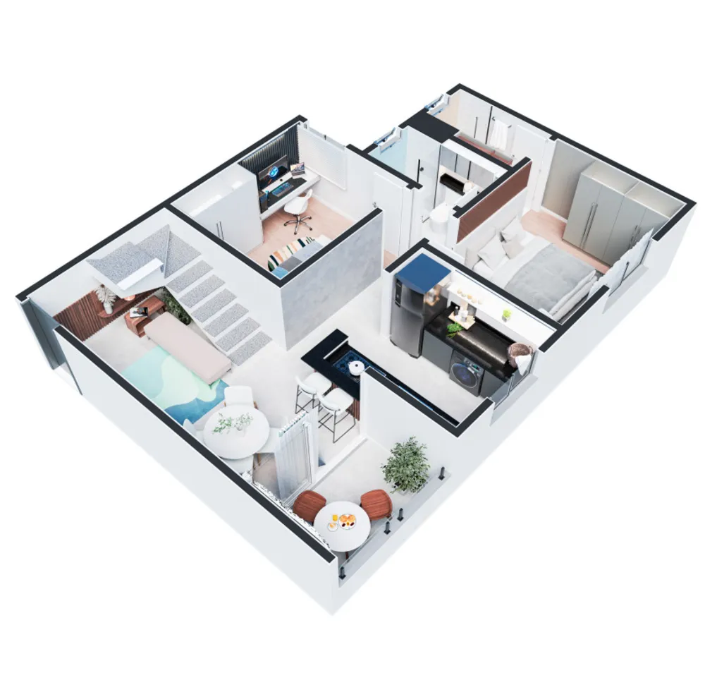 Cobertura, 2 quartos, 113 m² - Foto 6