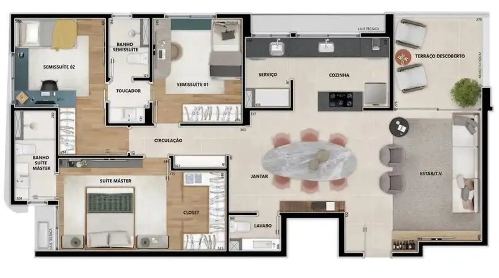 Apartamento, 3 quartos, 107 m² - Foto 17