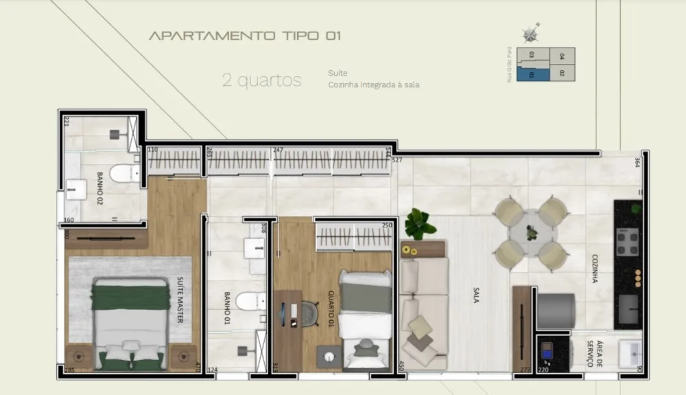 Cobertura, 2 quartos, 132 m² - Foto 18