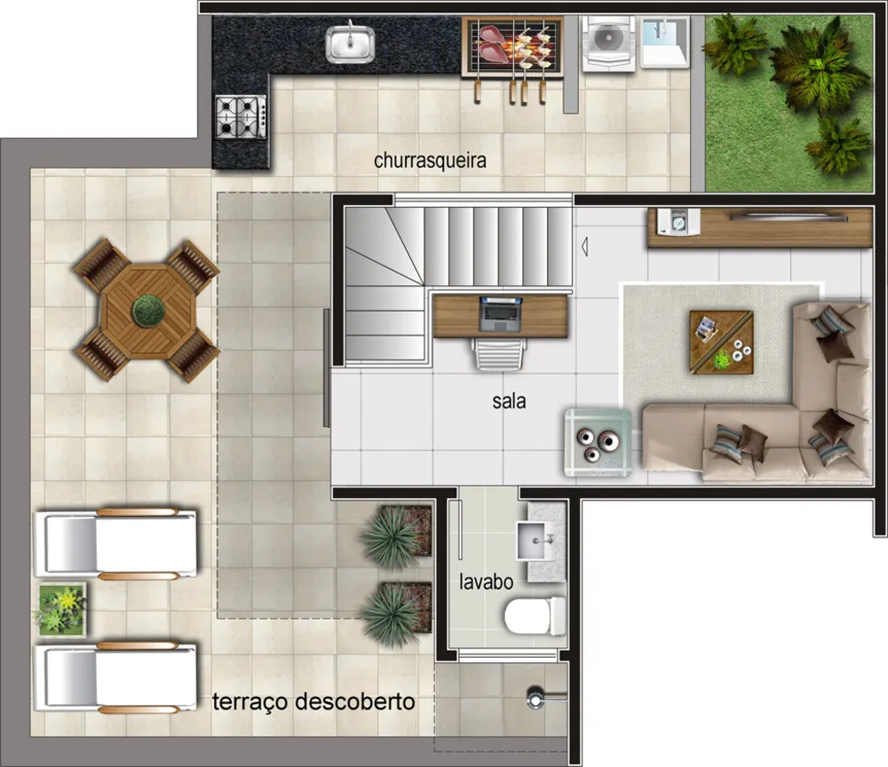 Loja-Salão, 82 m² - Foto 3