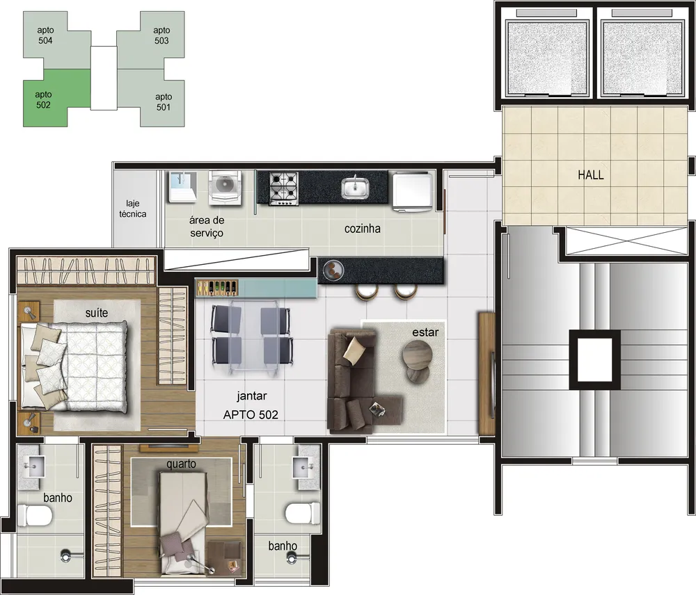 Loja-Salão, 82 m² - Foto 4