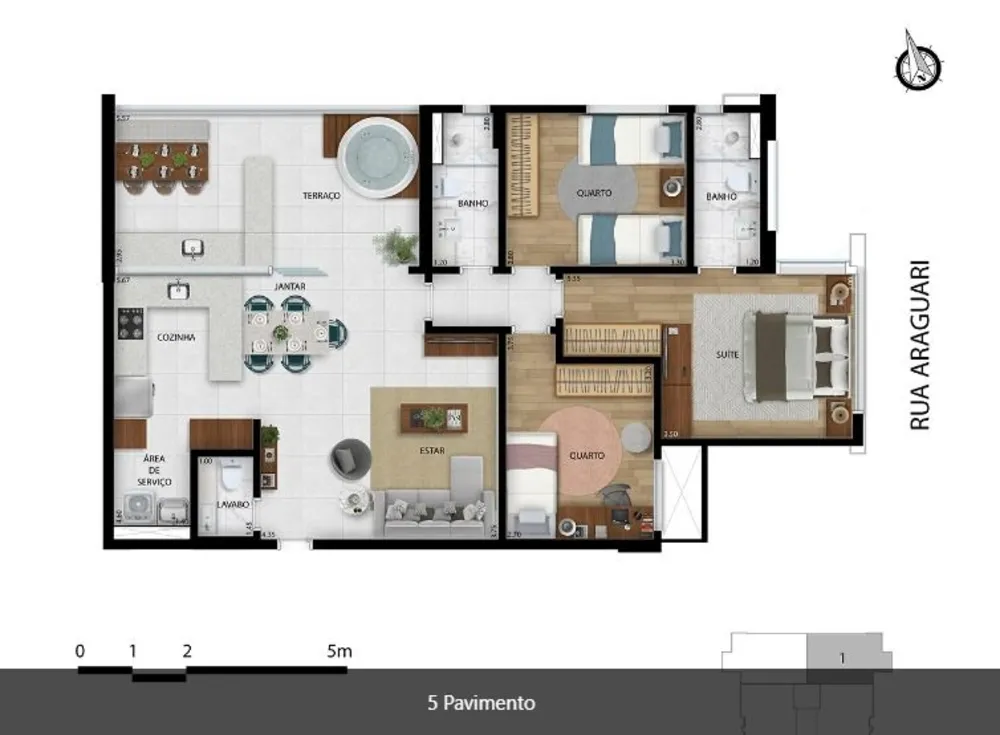 Apartamento, 2 quartos, 66 m² - Foto 7
