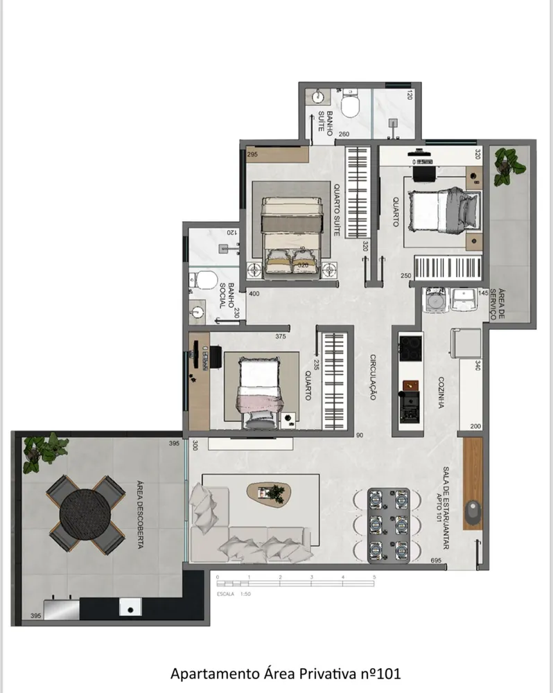 Apartamento, 3 quartos, 70 m² - Foto 12