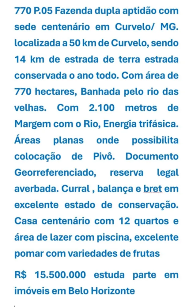 Fazenda, 1 quarto - Foto 2