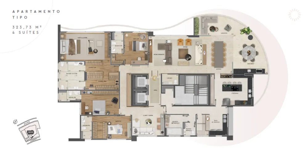 Apartamento, 1 quarto, 360 m² - Foto 13
