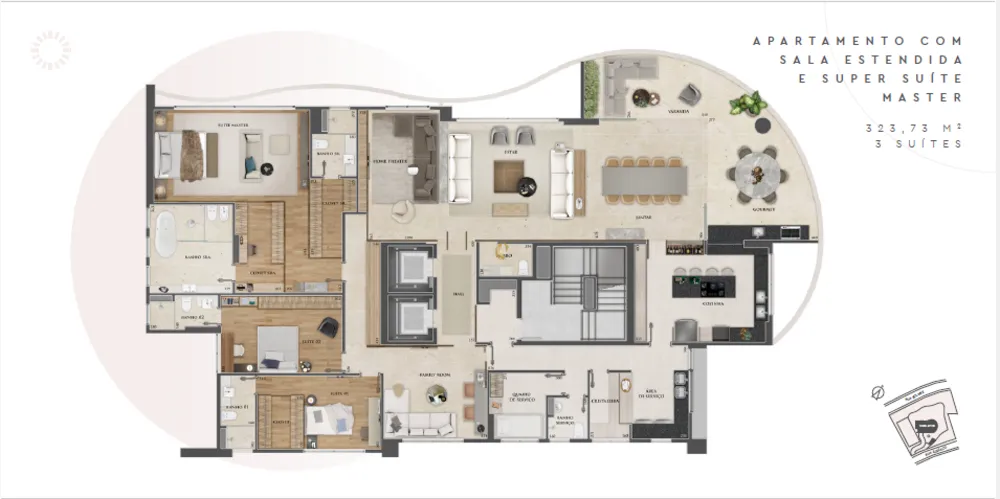 Apartamento, 1 quarto, 360 m² - Foto 10