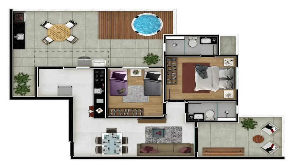 Apartamento, 2 quartos, 63 m² - Foto 7