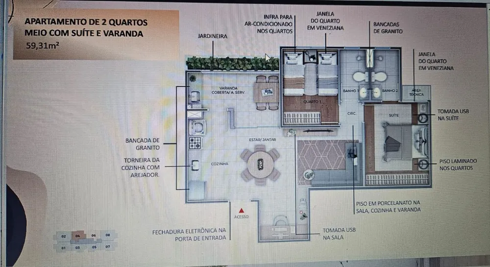 Apartamento, 2 quartos, 54 m² - Foto 4