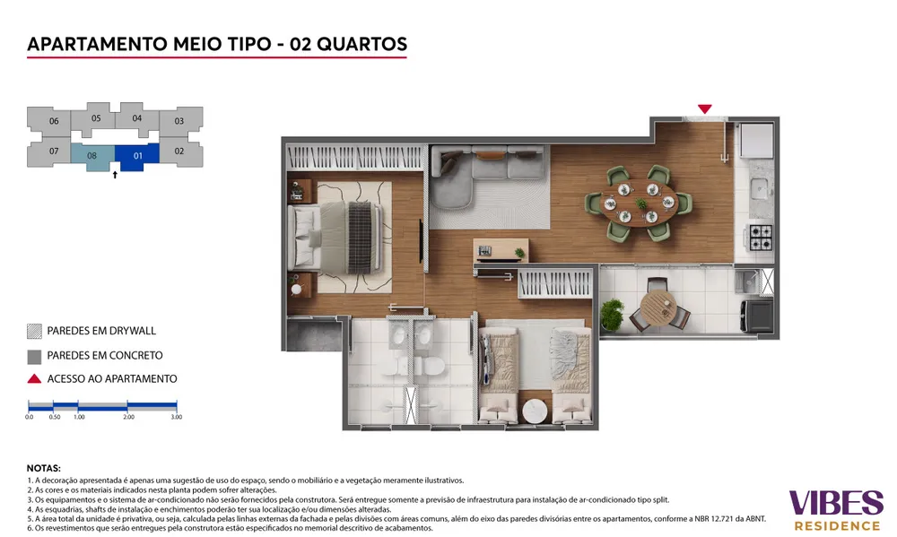 Apartamento, 2 quartos, 55 m² - Foto 12