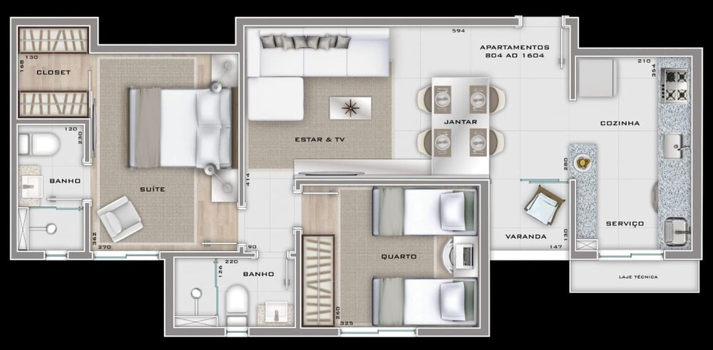 Apartamento à venda com 2 quartos, 63m² - Foto 21