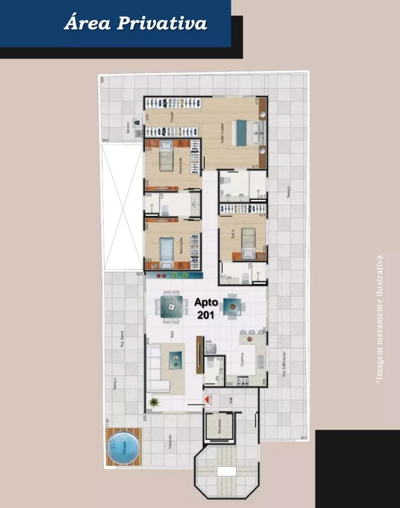 Apartamento à venda com 4 quartos, 147m² - Foto 5