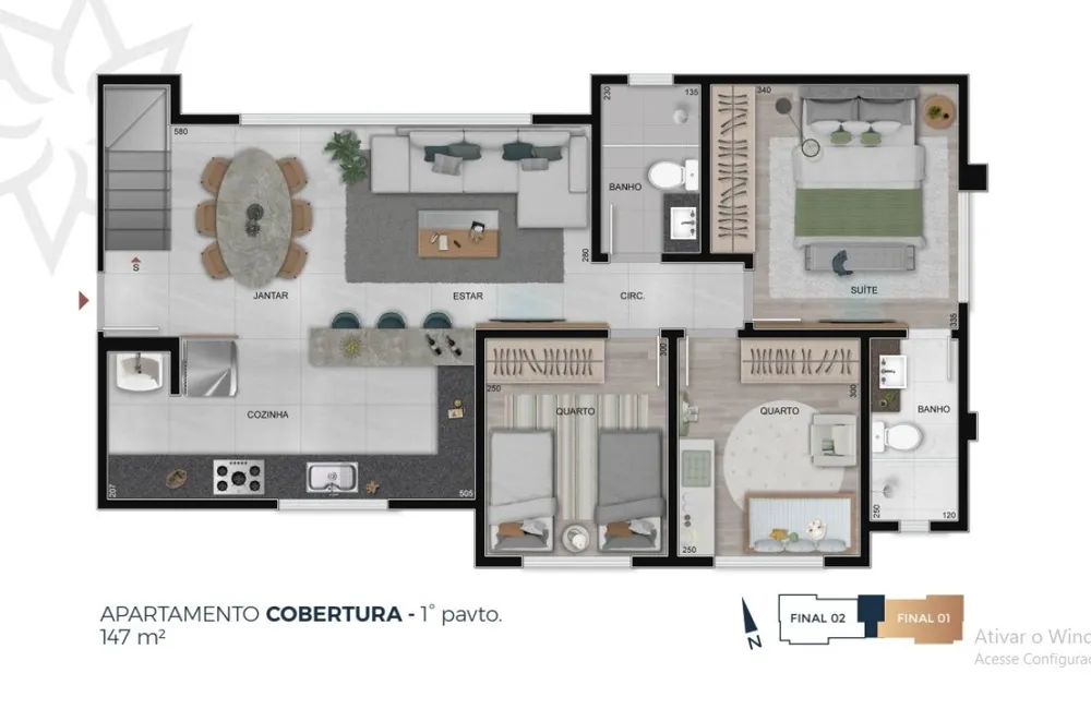 Apartamento, 4 quartos, 112 m² - Foto 12