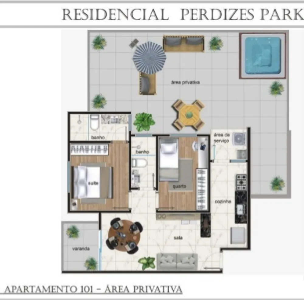 Apartamento, 2 quartos, 53 m² - Foto 1