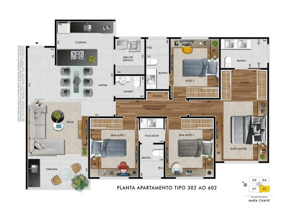 Apartamento, 4 quartos, 114 m² - Foto 4