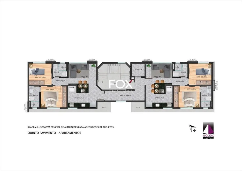 Apartamento, 2 quartos, 69 m² - Foto 8