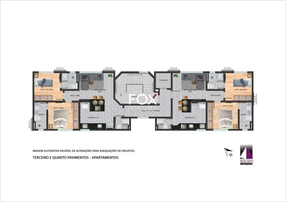Apartamento, 2 quartos, 69 m² - Foto 7