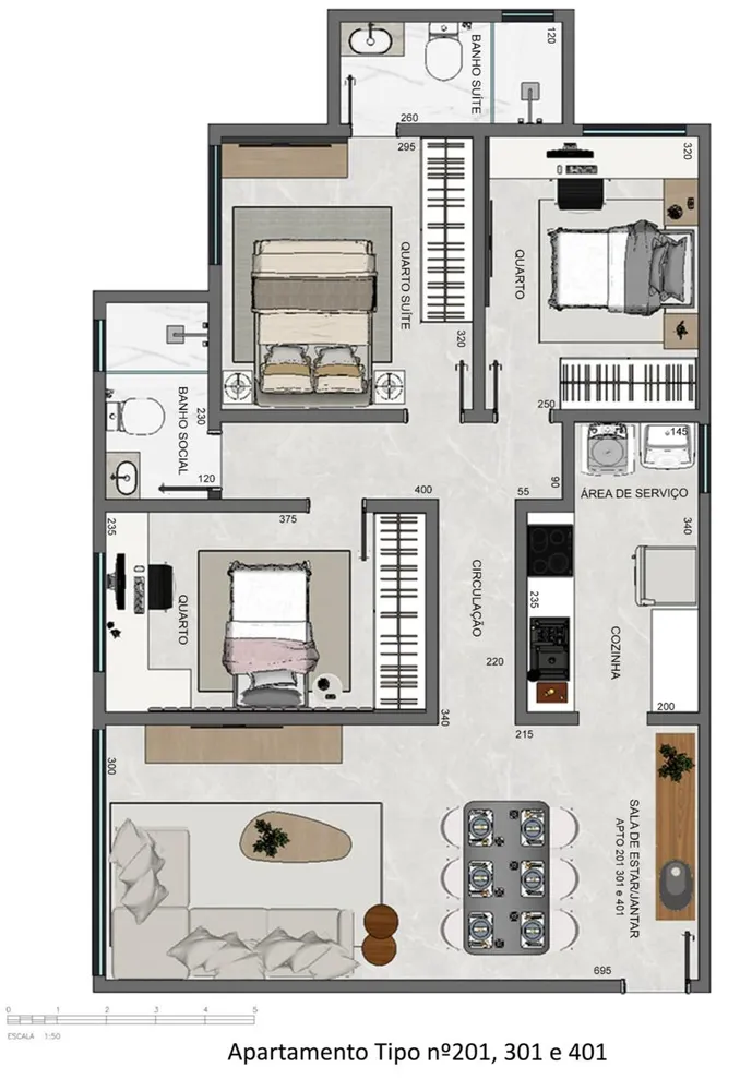 Apartamento, 3 quartos, 70 m² - Foto 12