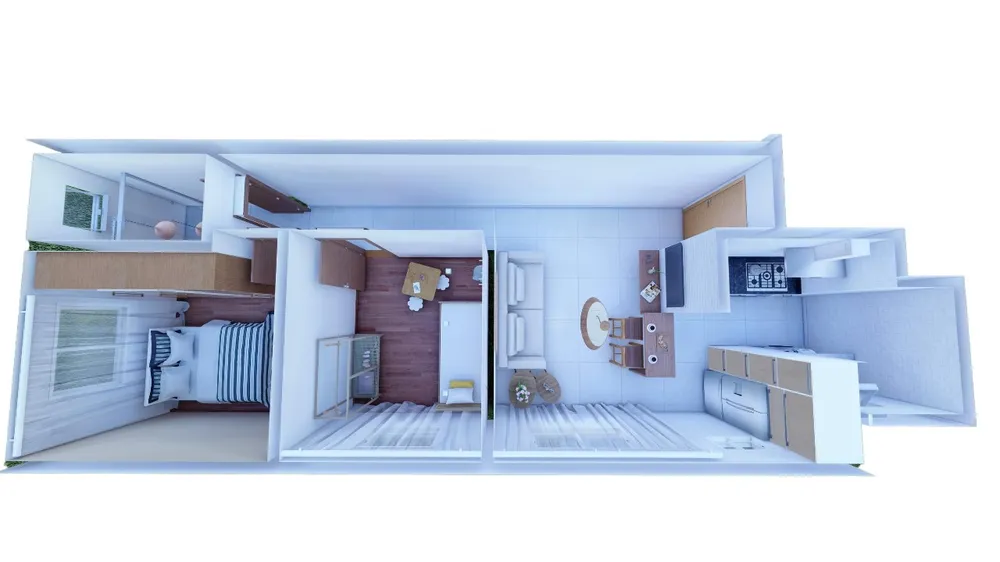 Apartamento, 2 quartos, 52 m² - Foto 8