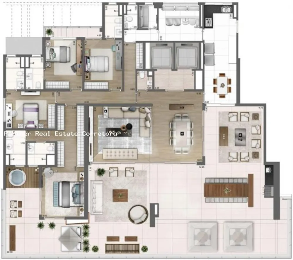 Apartamento, 3 quartos, 275 m² - Foto 5