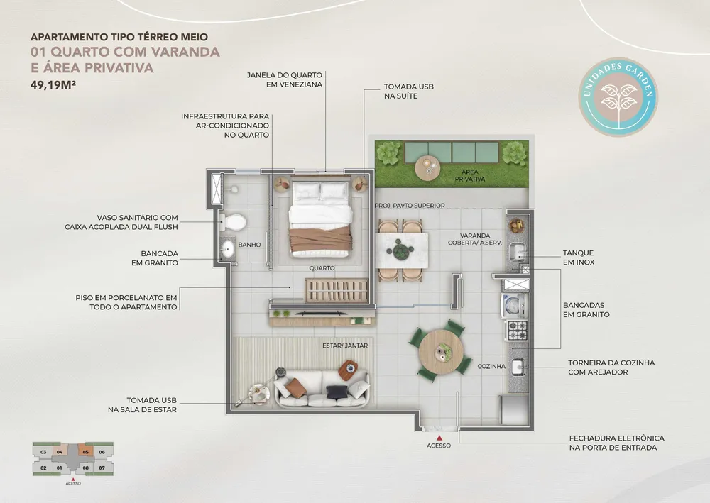 Apartamento, 3 quartos, 65 m² - Foto 9