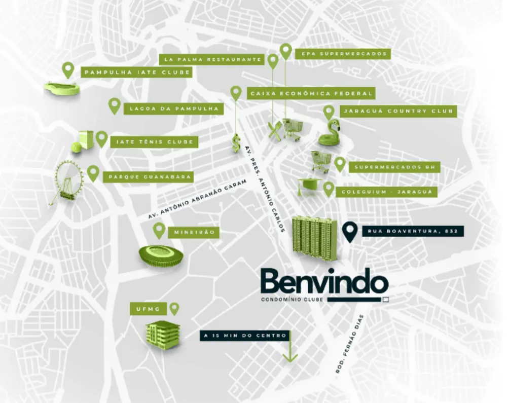 Apartamento, 2 quartos, 59 m² - Foto 3
