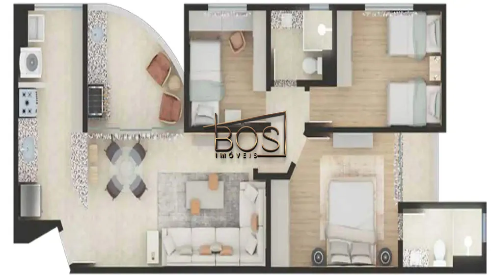 Cobertura, 3 quartos, 157 m² - Foto 7