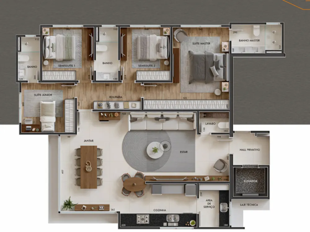 Apartamento, 4 quartos, 175 m² - Foto 3