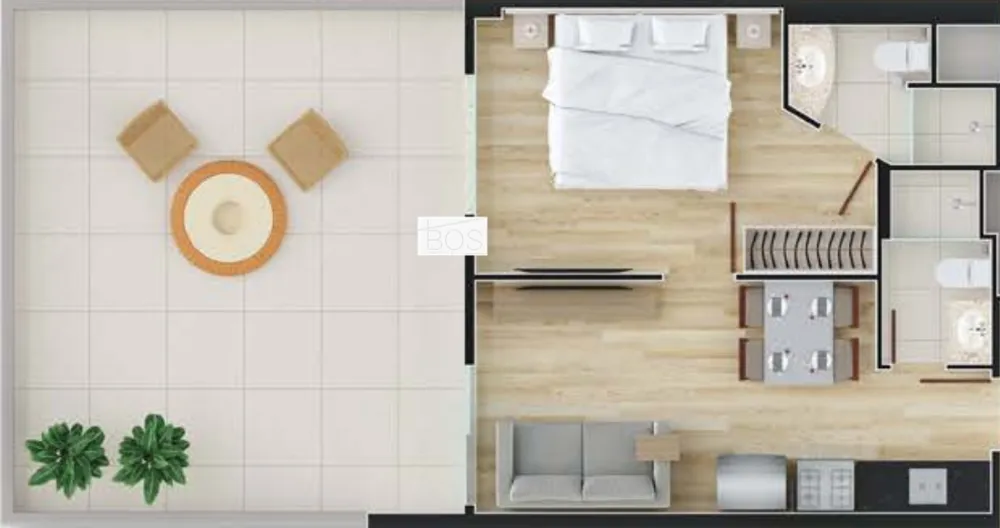Apartamento, 1 quarto, 70 m² - Foto 11