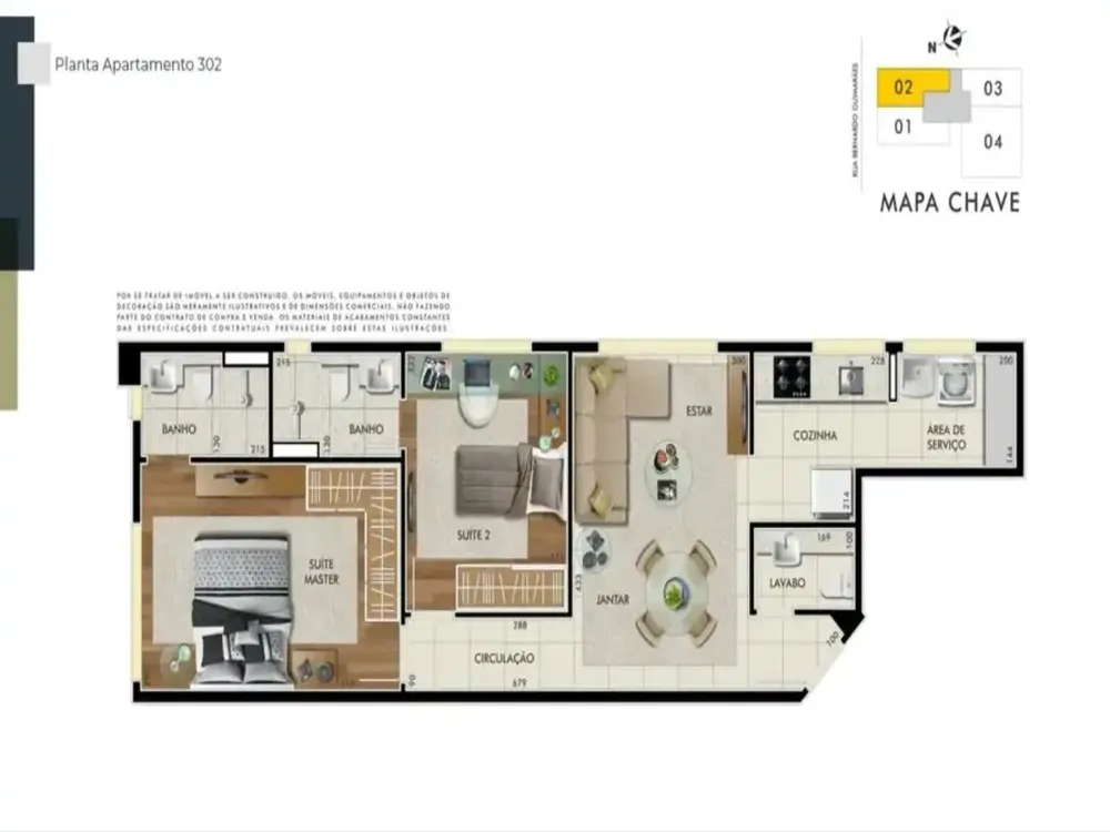 Apartamento, 2 quartos, 1200 m² - Foto 4