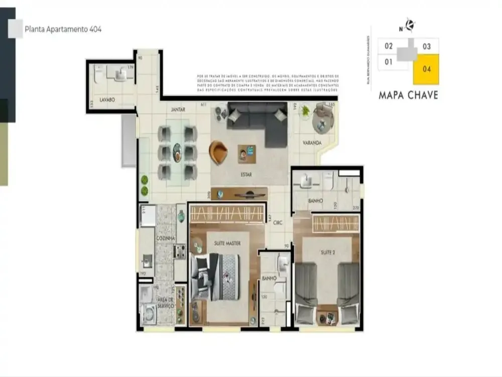 Apartamento, 2 quartos, 1200 m² - Foto 19