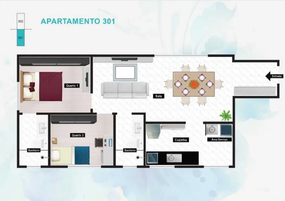 Apartamento, 3 quartos, 77 m² - Foto 9