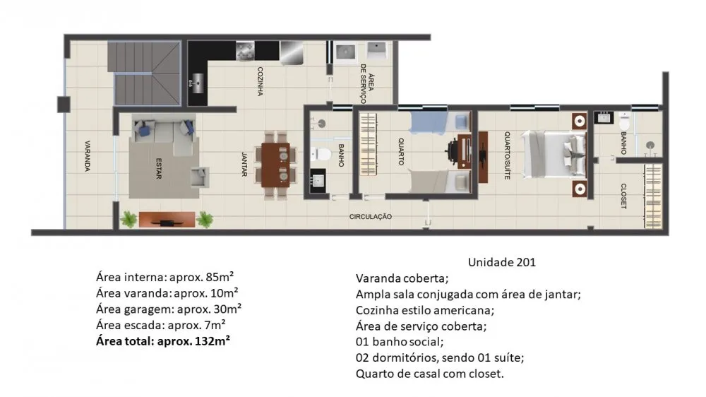 Casa, 2 quartos, 90 m² - Foto 6