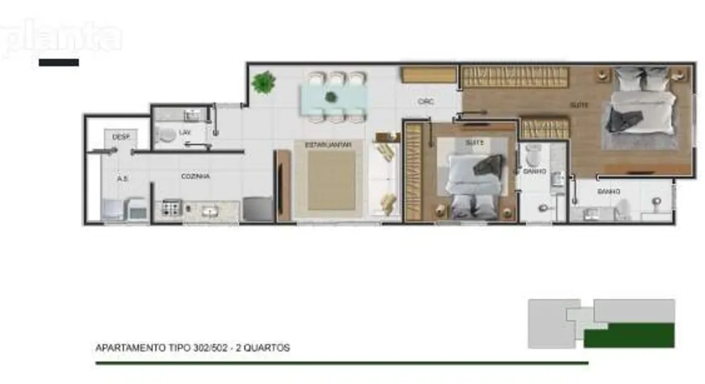 Apartamento, 3 quartos, 78 m² - Foto 7