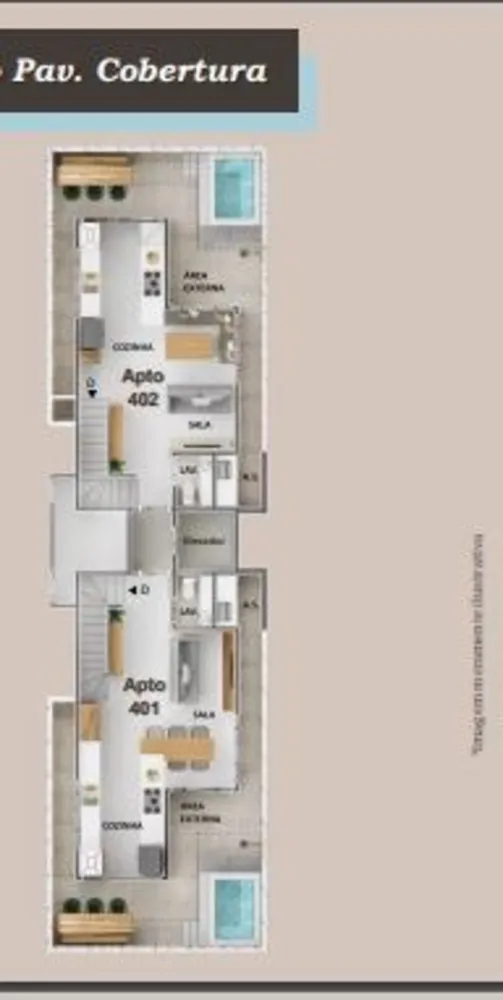 Cobertura, 3 quartos, 117 m² - Foto 5