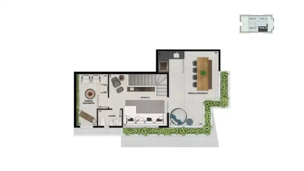 Cobertura, 3 quartos, 114 m² - Foto 3