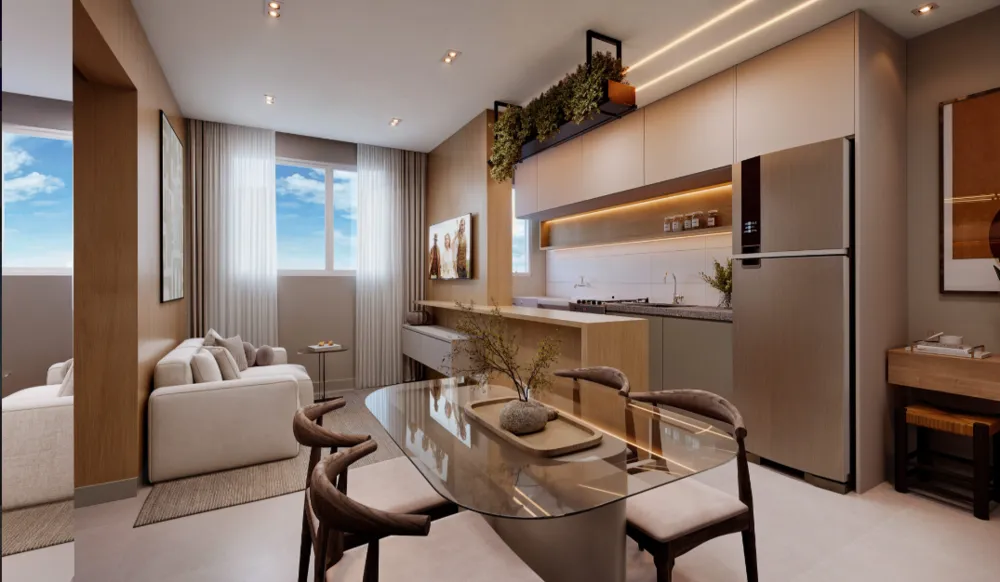 Apartamento, 2 quartos, 48 m² - Foto 1