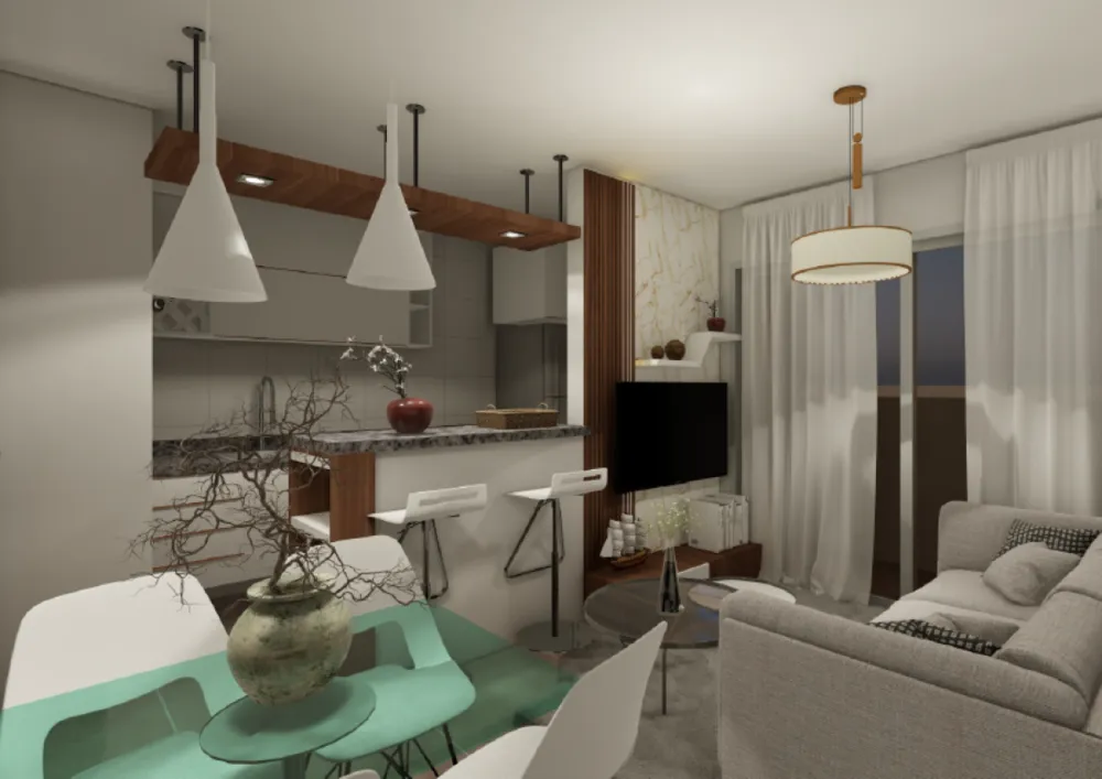 Apartamento, 2 quartos, 55 m² - Foto 2