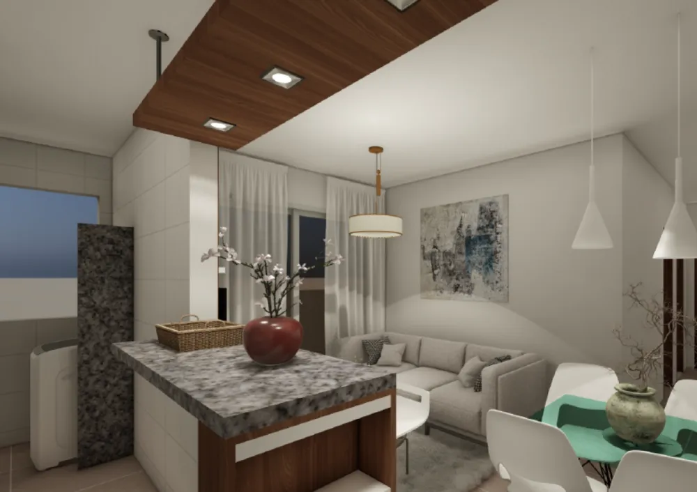 Apartamento, 2 quartos, 55 m² - Foto 3
