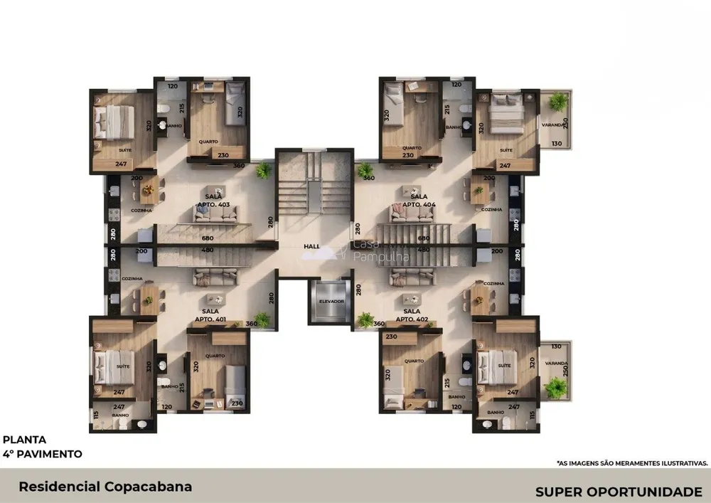 Apartamento, 3 quartos, 110 m² - Foto 2