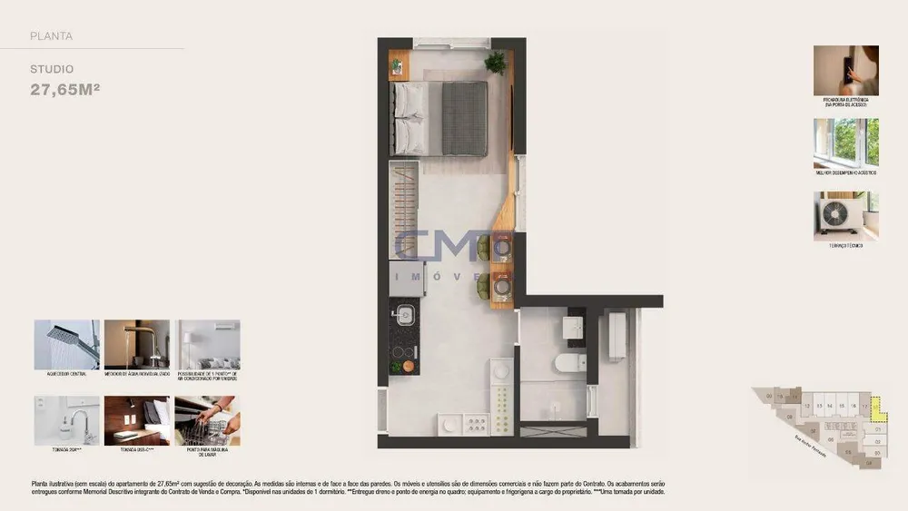Apartamento, 1 quarto, 26 m² - Foto 14