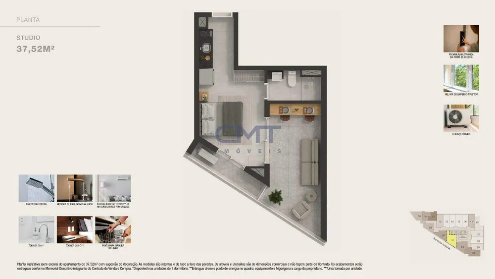 Apartamento, 1 quarto, 26 m² - Foto 19