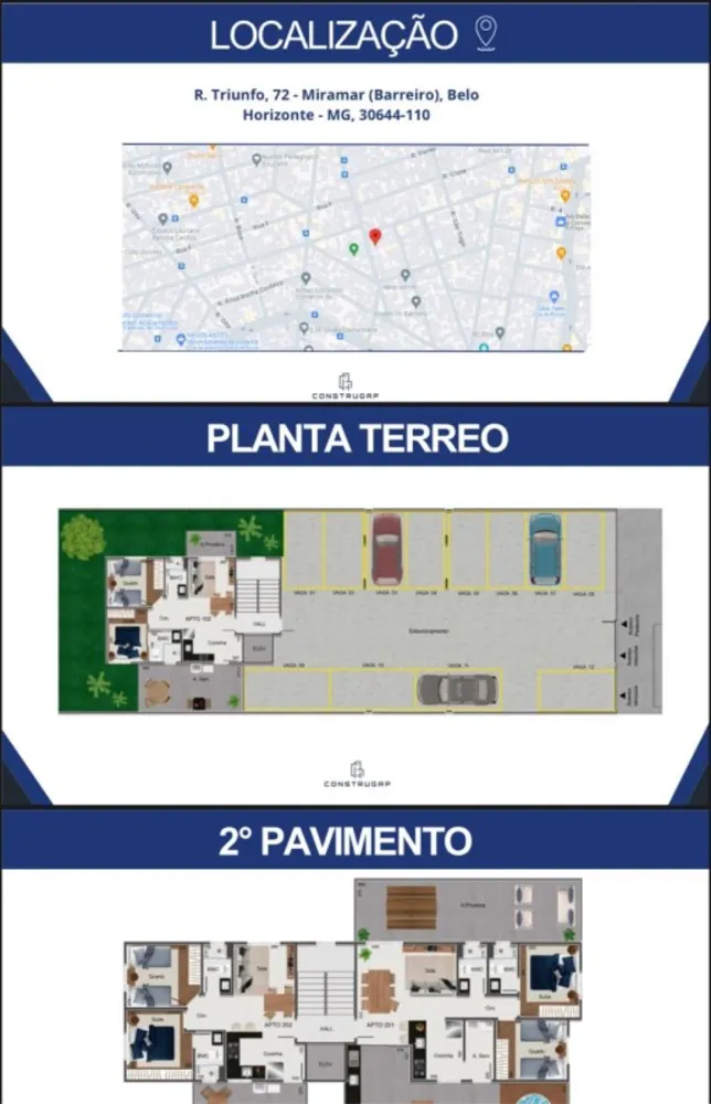 Apartamento, 3 quartos, 57 m² - Foto 3