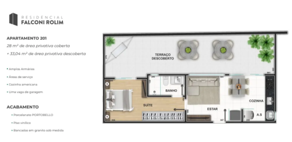 Apartamento, 1 quarto, 28 m² - Foto 4