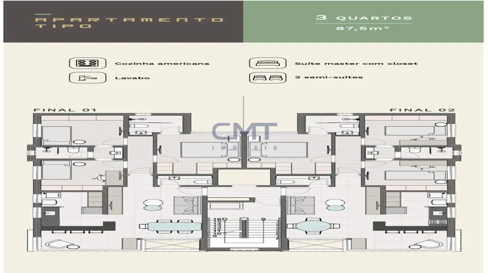 Apartamento, 3 quartos, 87 m² - Foto 9