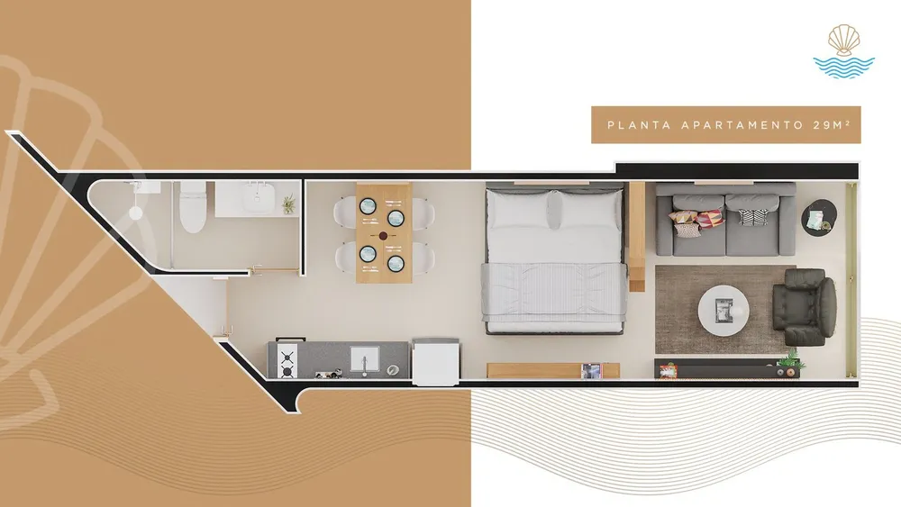 Apartamento, 1 quarto, 29 m² - Foto 14