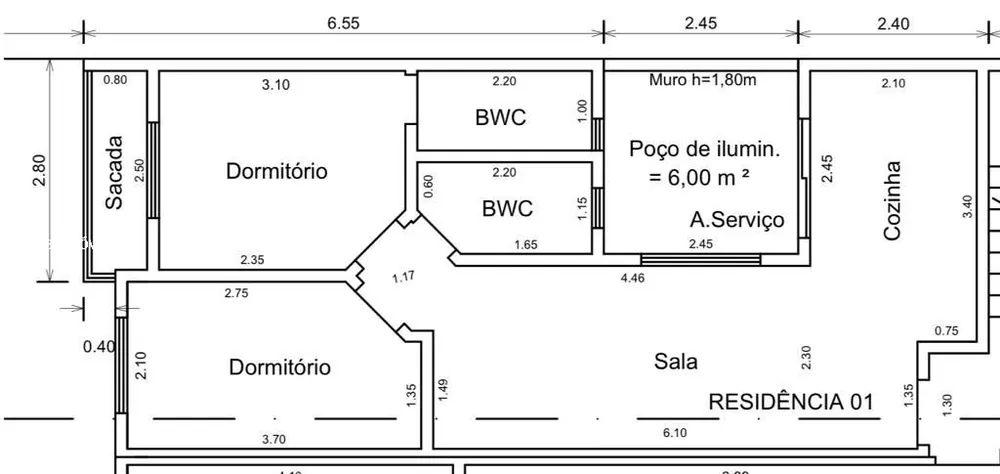 Apartamento, 2 quartos, 56 m² - Foto 1